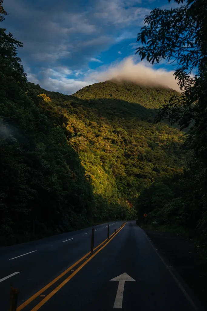 "road across mountain-costa rica"